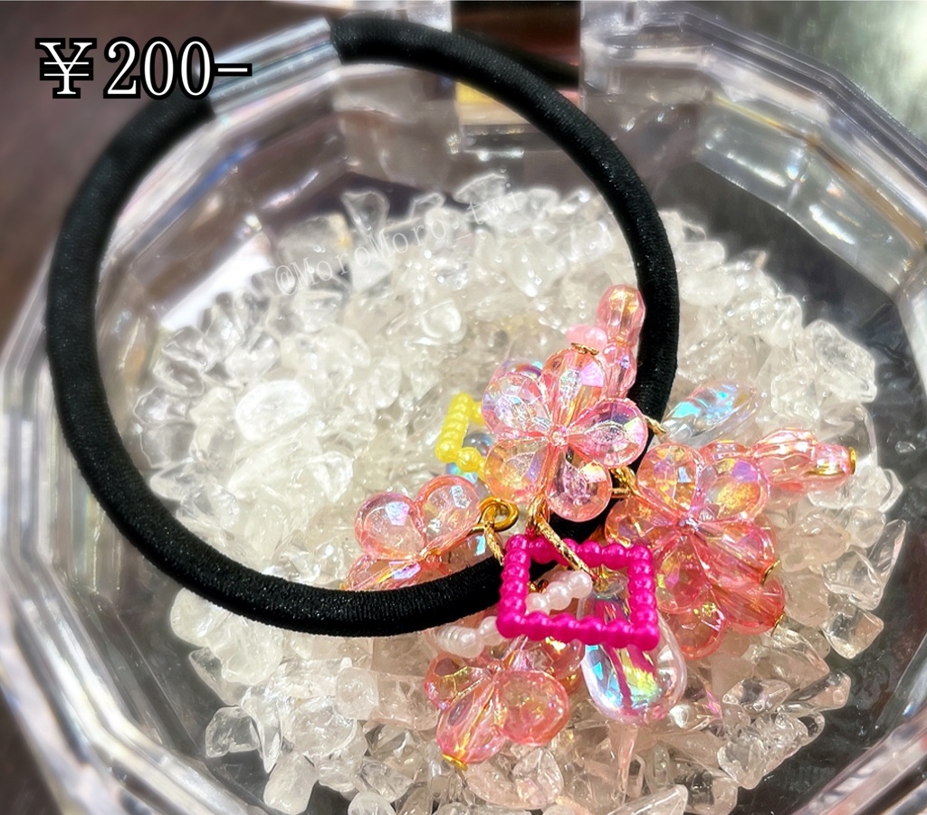 ヘアゴム(桜カラー)