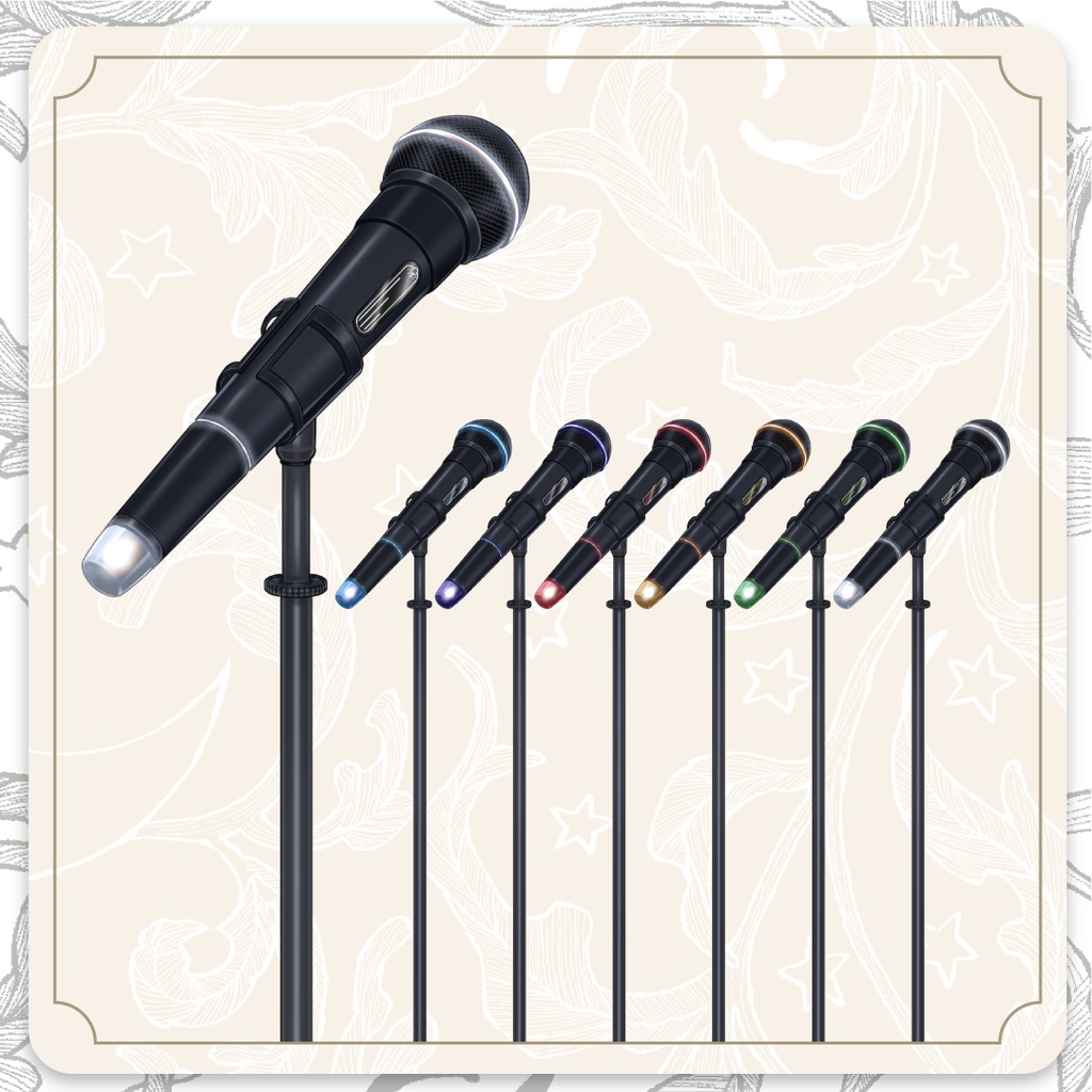 【Live2D】声で光るダイナミックマイク