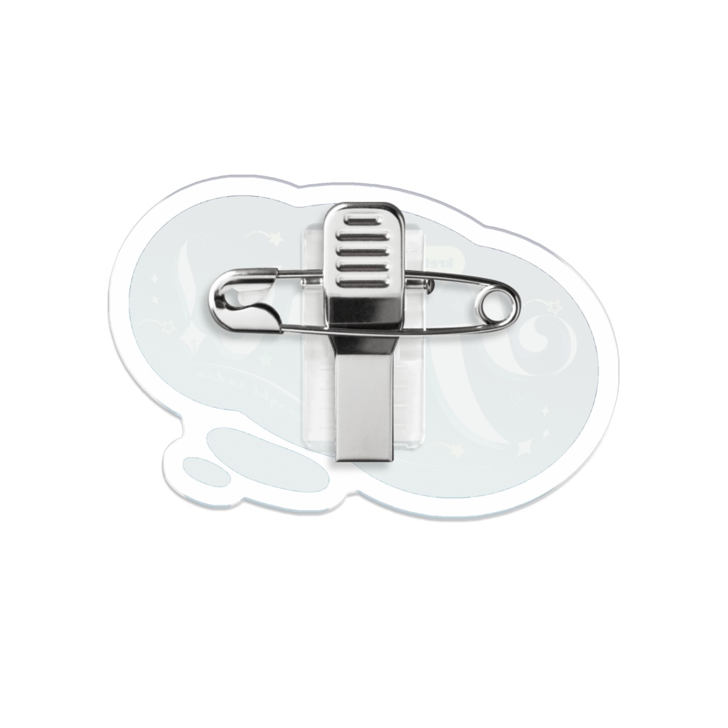 【クレかし!】番組ロゴアクリルバッジ