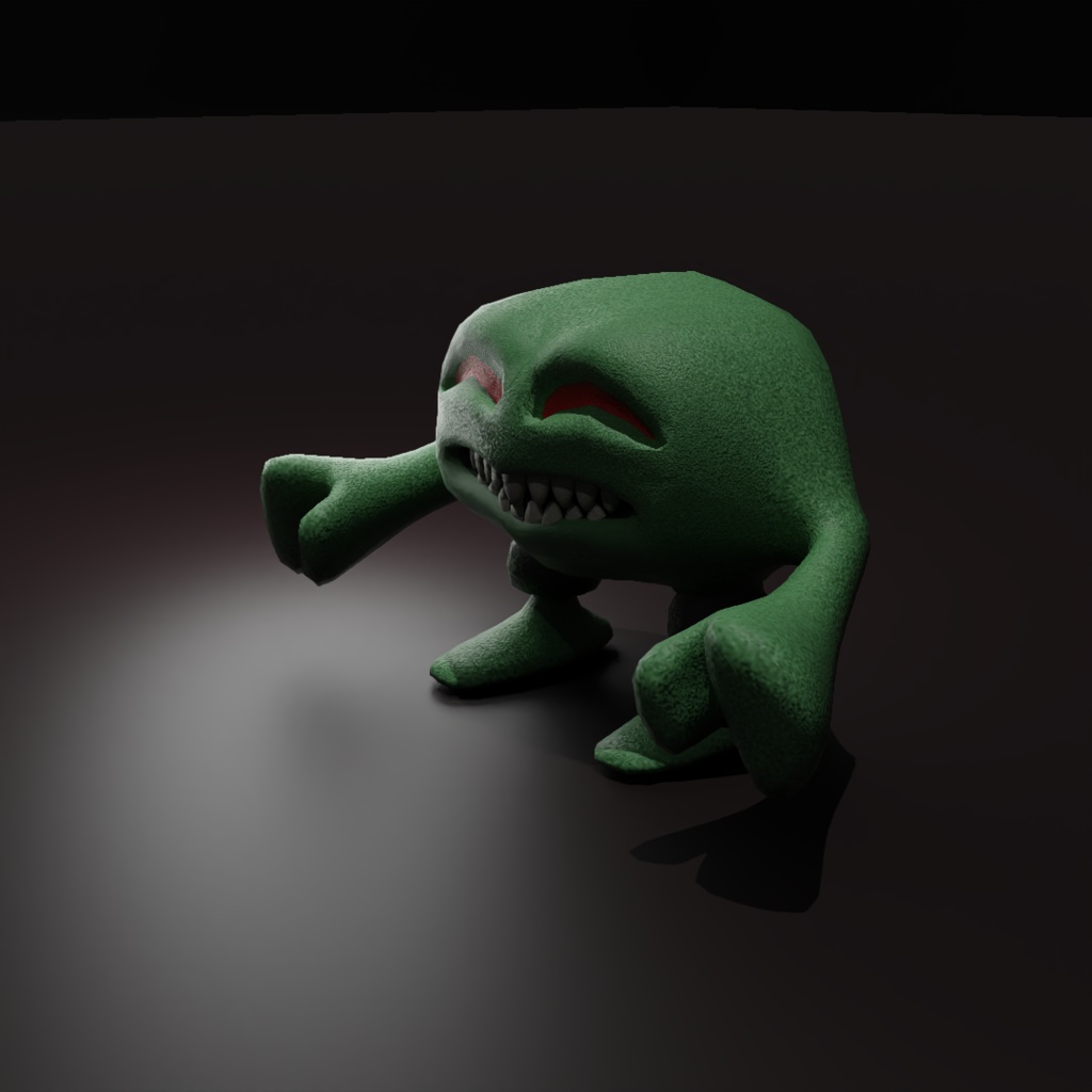 【無料】3Dモデル「笑うぬいぐるみ」