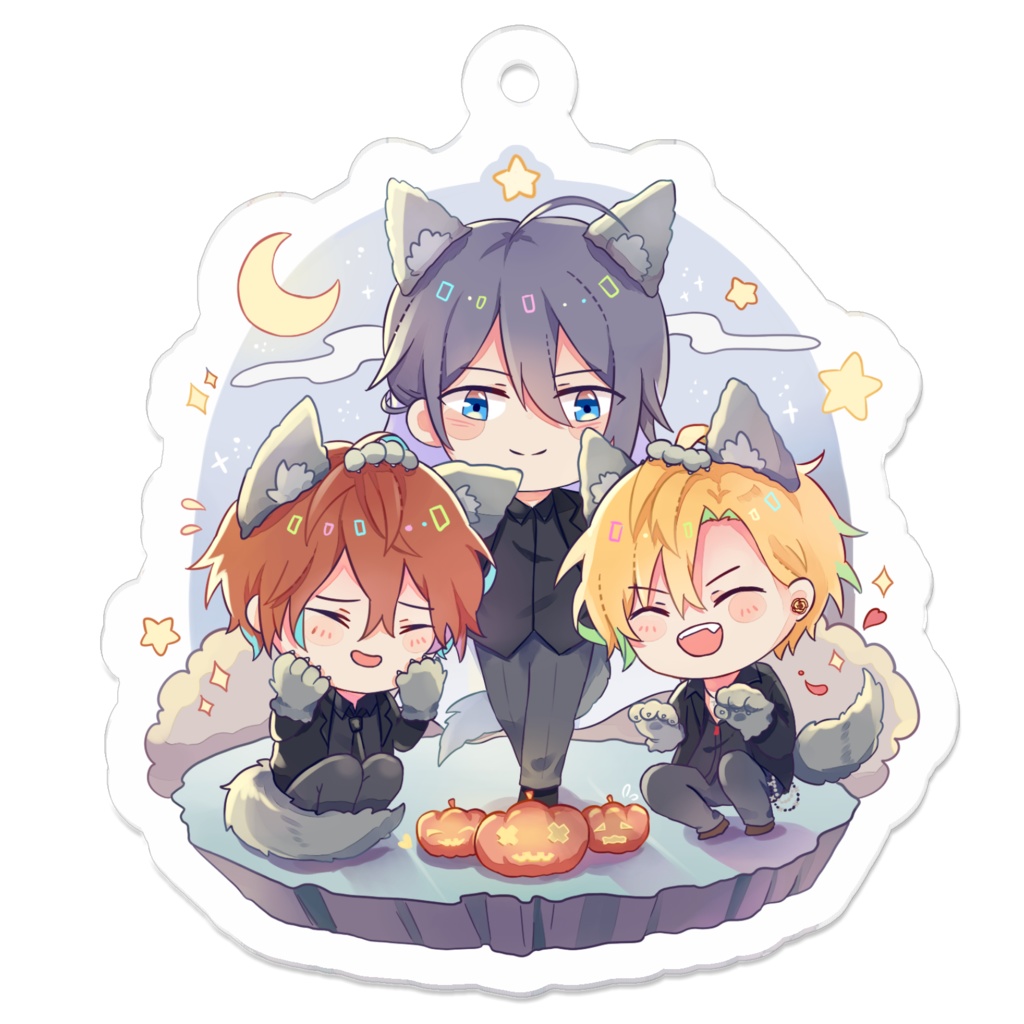 ヒプマイ 麻天狼 ハロウィン アクリルキーホルダー Kiriponn Booth