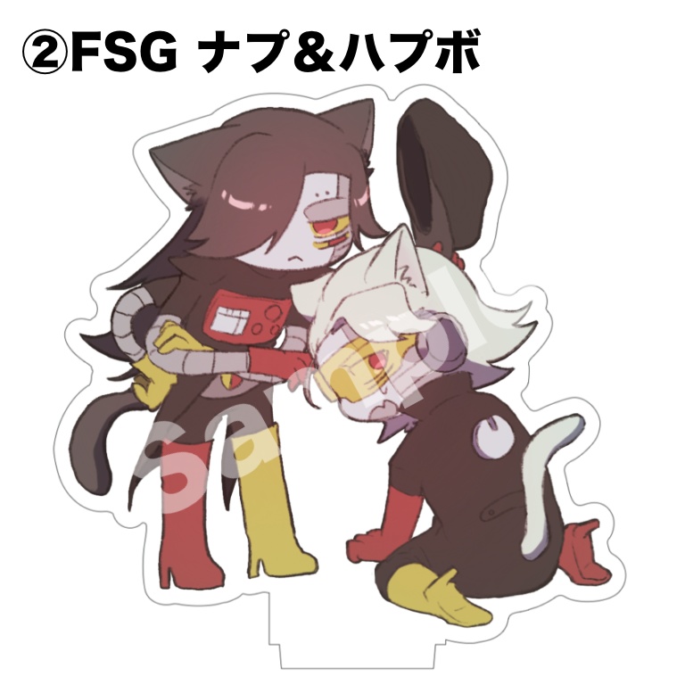 AU猫ロボ アクスタ