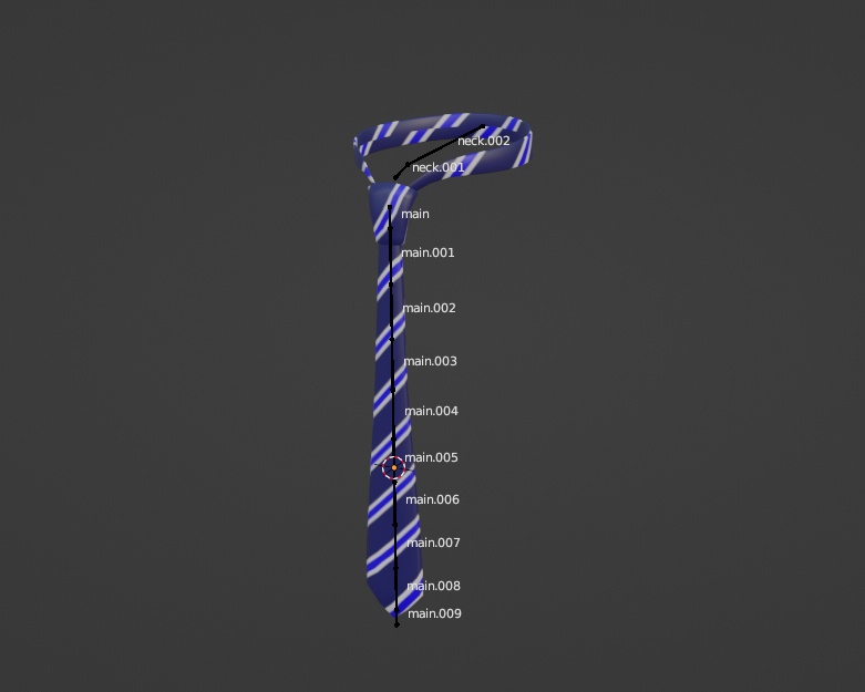 【3Dモデル】ネクタイ