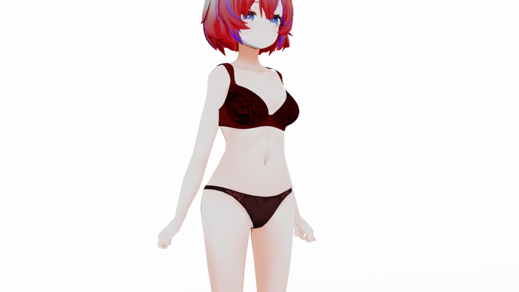 【3Dモデル】アッシュ用下着