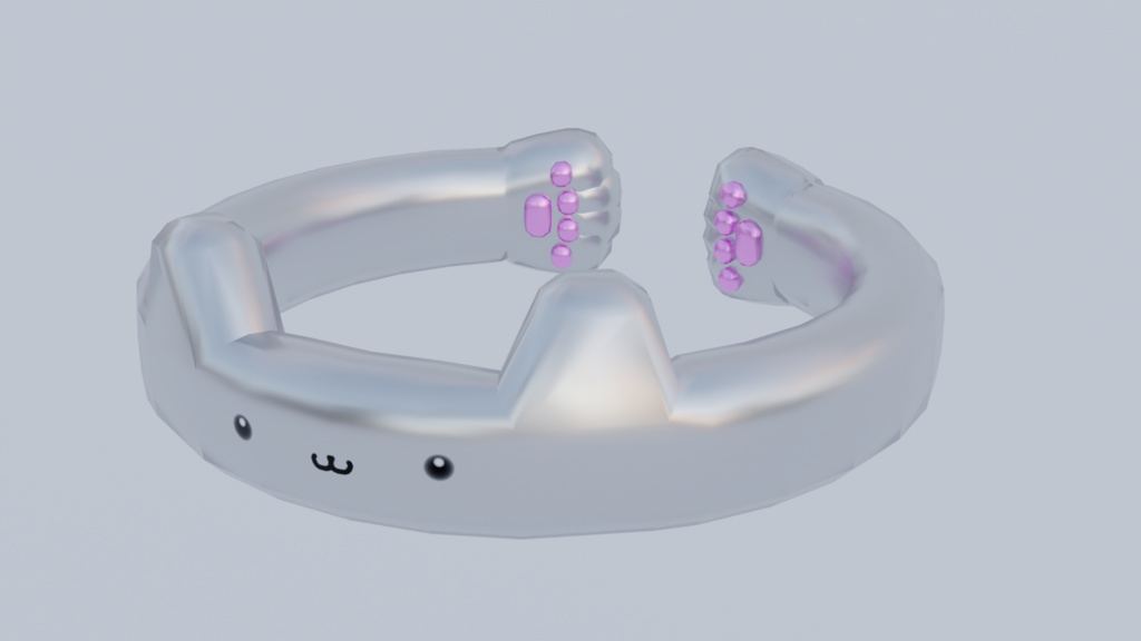 【3Dモデル】ネコリング