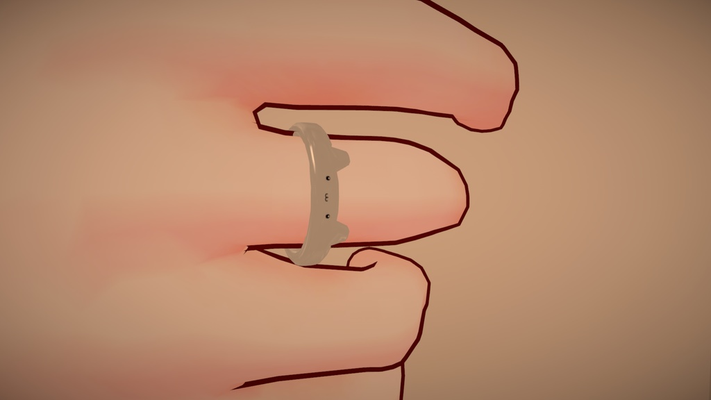 【3Dモデル】ネコリング