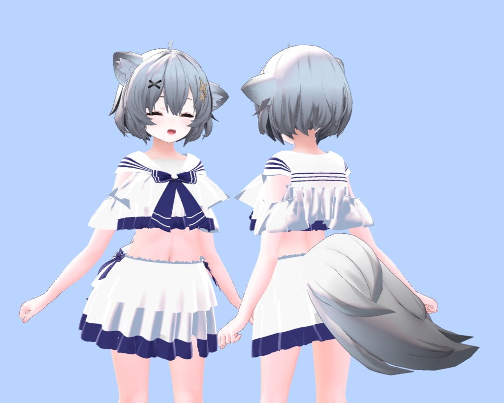 【PB対応】VRC想定セーラー風水着