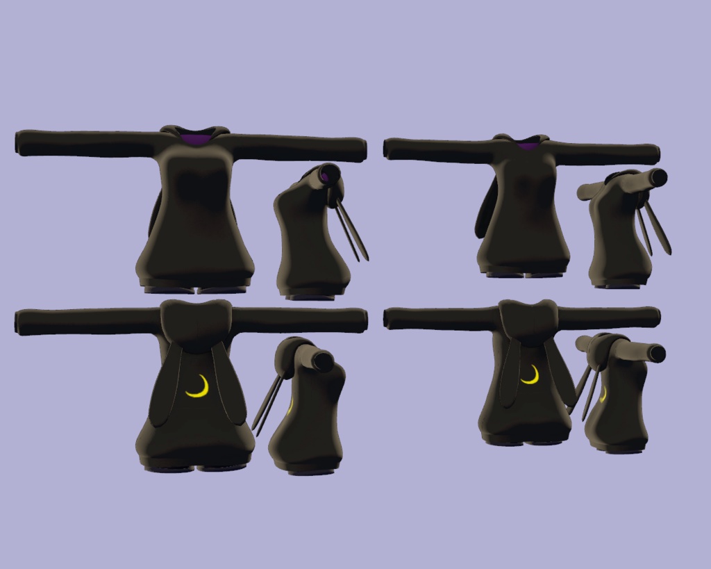 【PB対応】VRC想定衣装 re.お月見パーカー