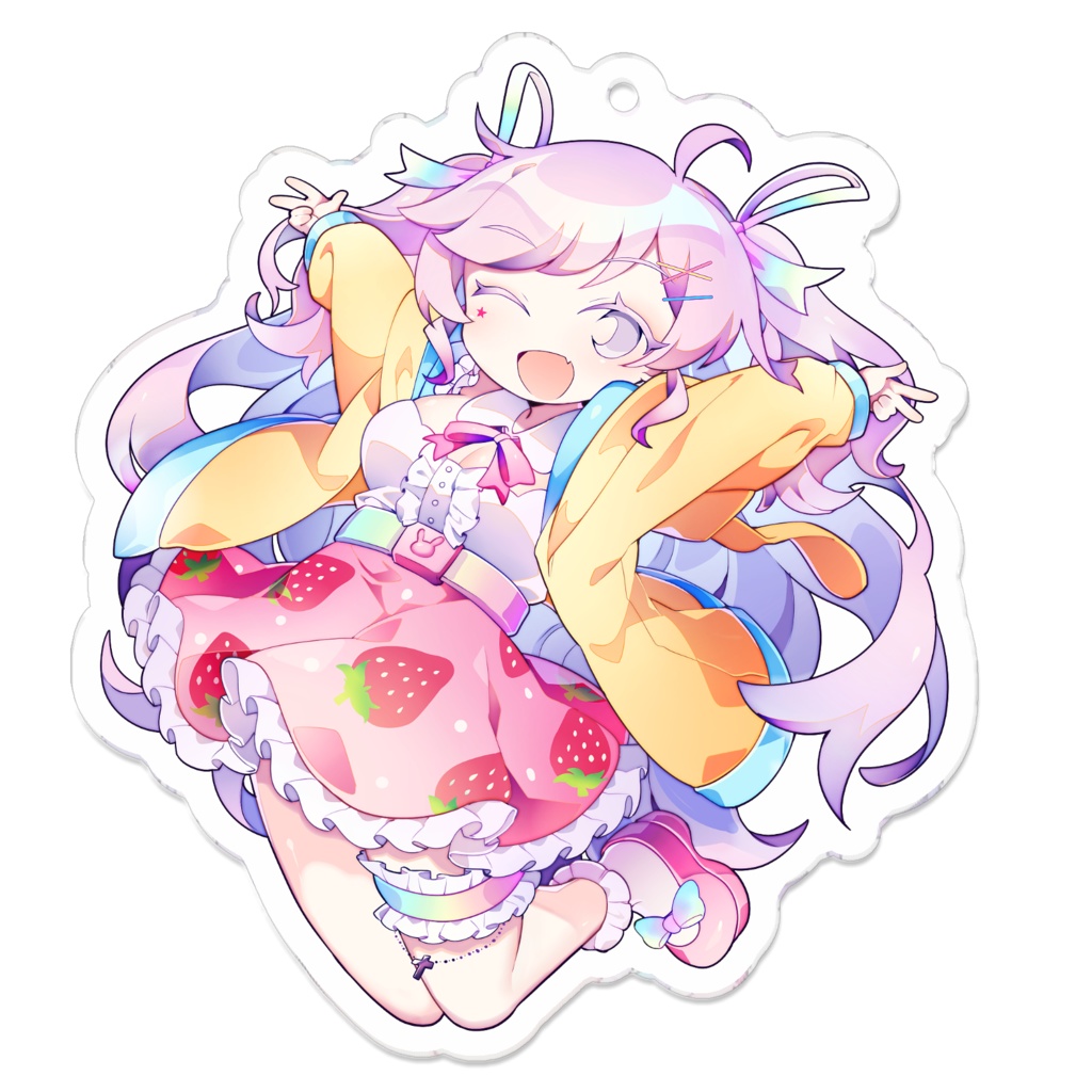 無田虚３周年記念アクリルキーホルダーB