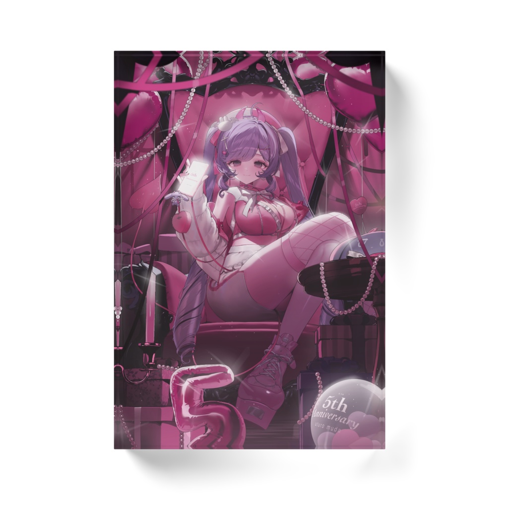 無田虚5周年記念アクリルブロック