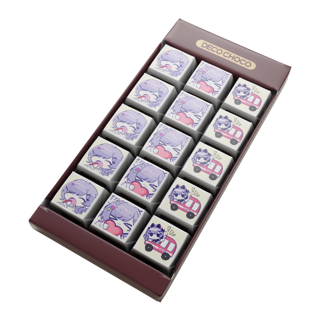 うつぽよエモートチョコ