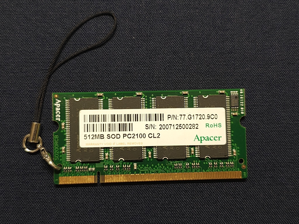 メモリーキーホルダー DDR SDRAM / SDRAM