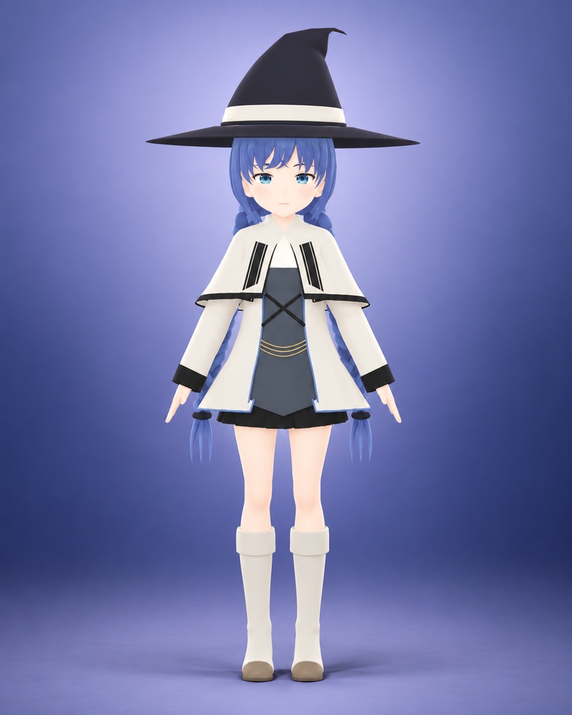 【VRM】Roxy Migurdia (Mushoku Tensei) Fan 3D Model / ロキシー・ミグルディア ファンモデル