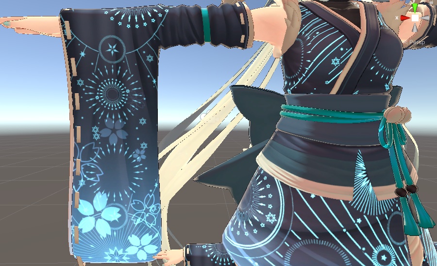 竜胆miko服用改変texture