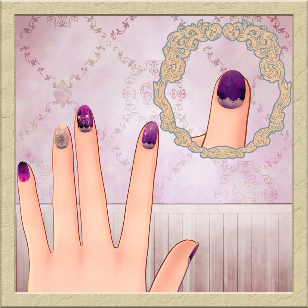 萌ちゃん専用nail texture chandelier
