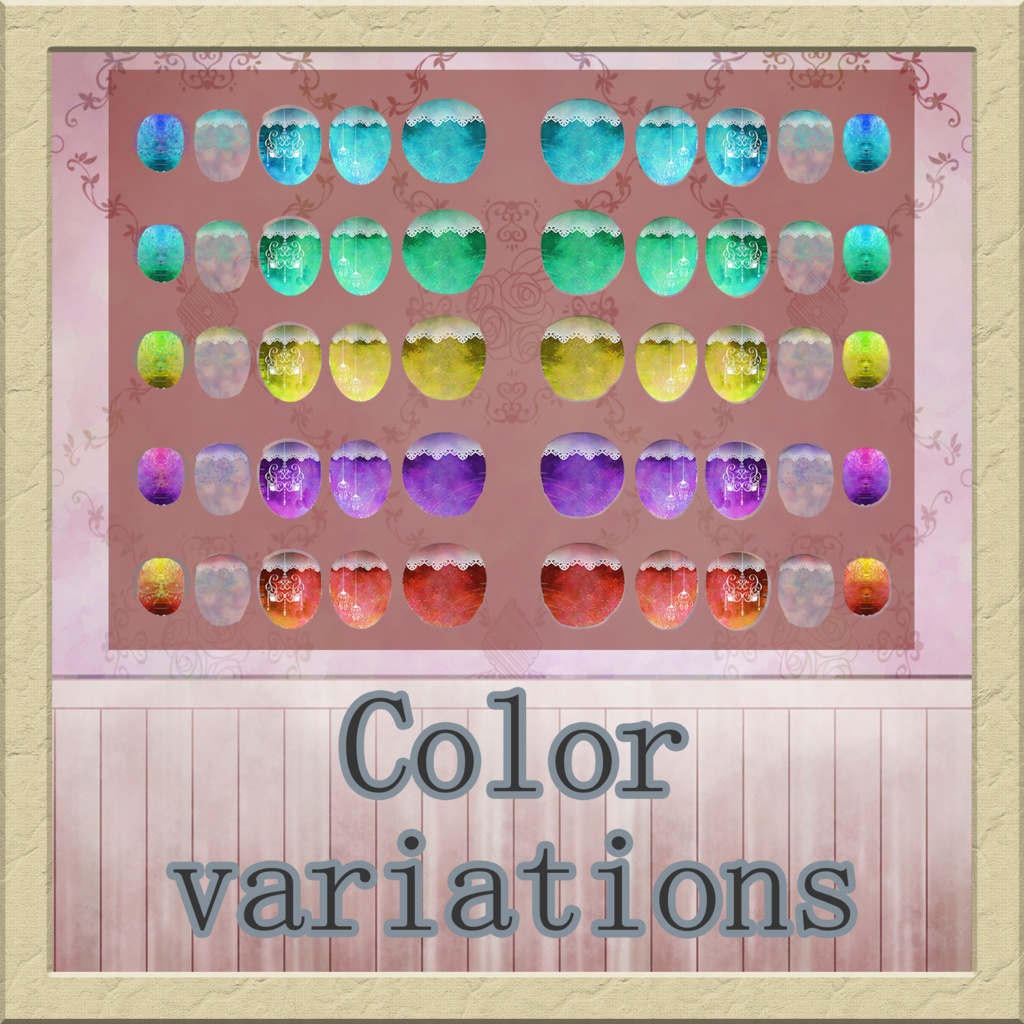 萌ちゃん専用nail texture chandelier