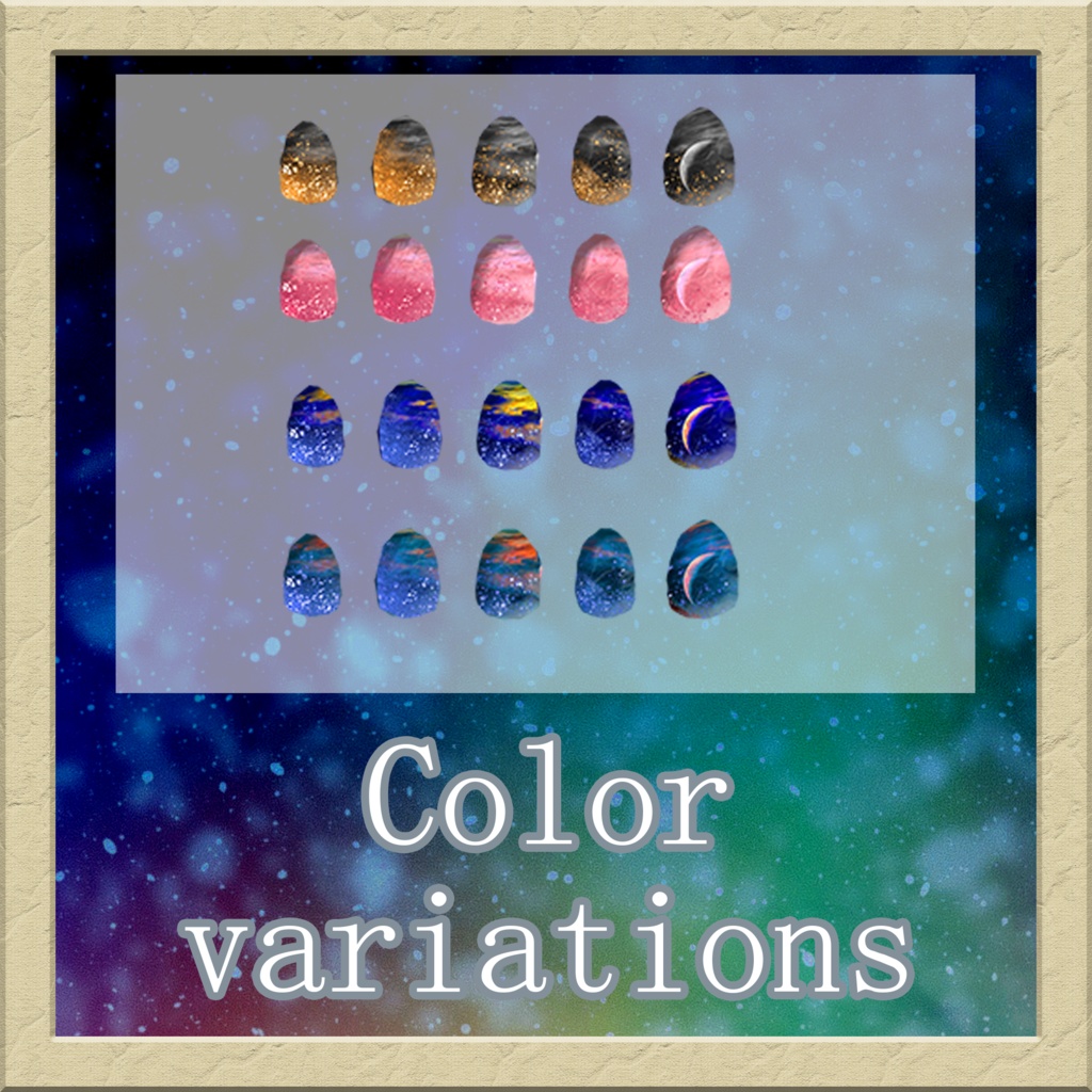 freeカリンちゃん dawn Nail Texture