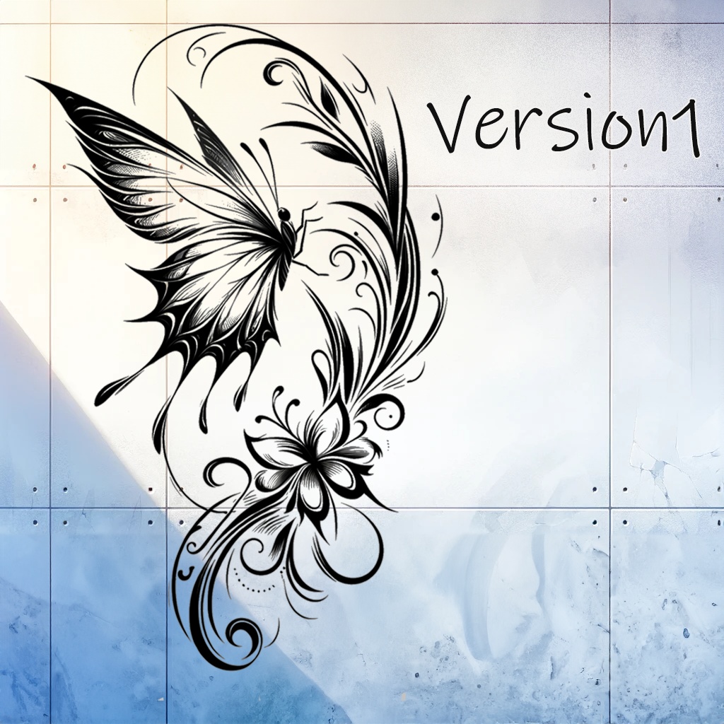 タトゥー素材Texturepack Butterfly