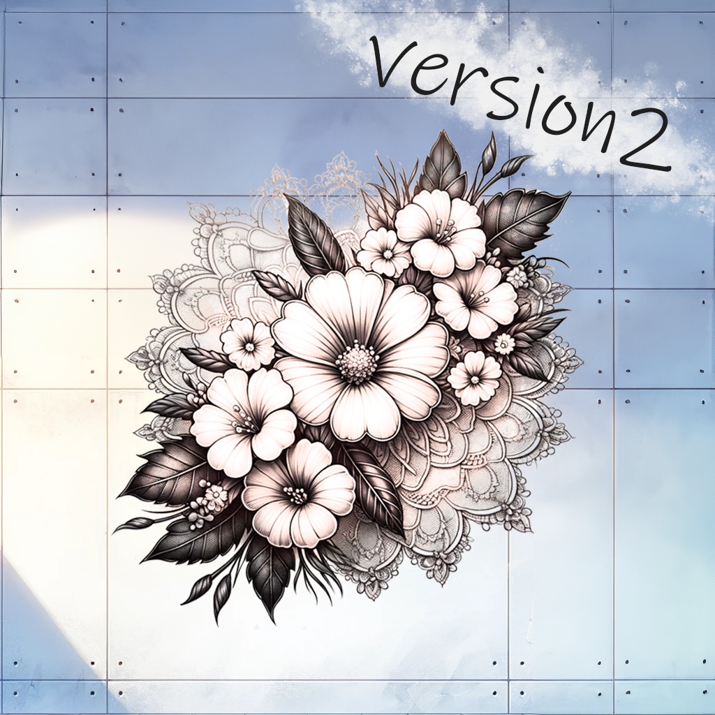 タトゥー素材Texturepack flowers