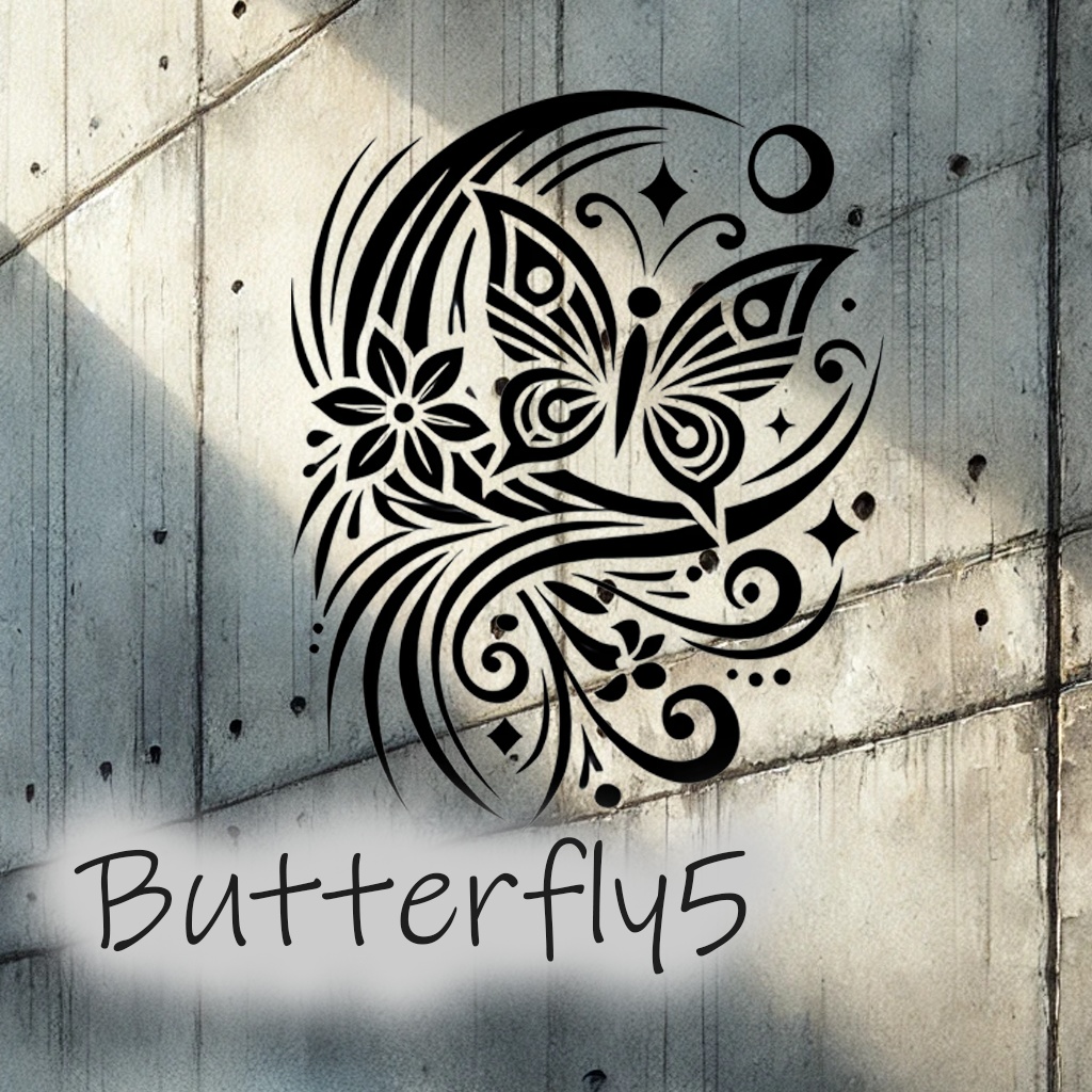 タトゥー素材Texturepack Butterfly2