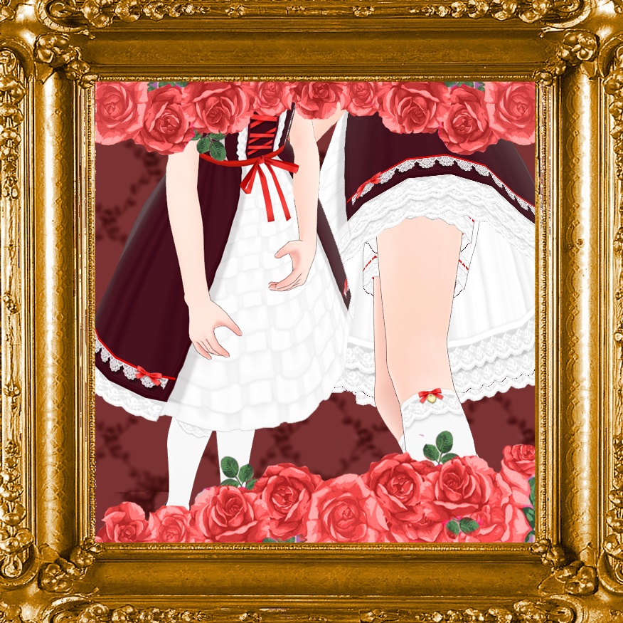 【VRoid】ゴシック Garden JSK Dress