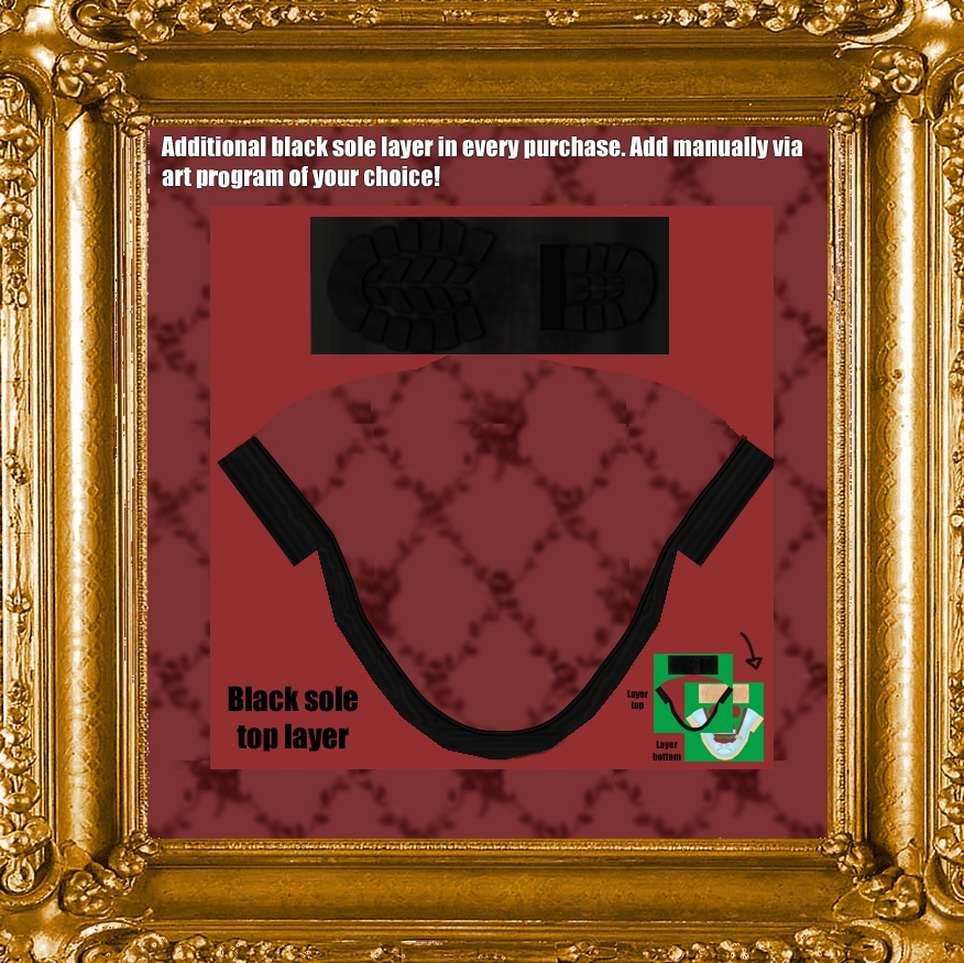 【VRoid】靴 Doll Shoes