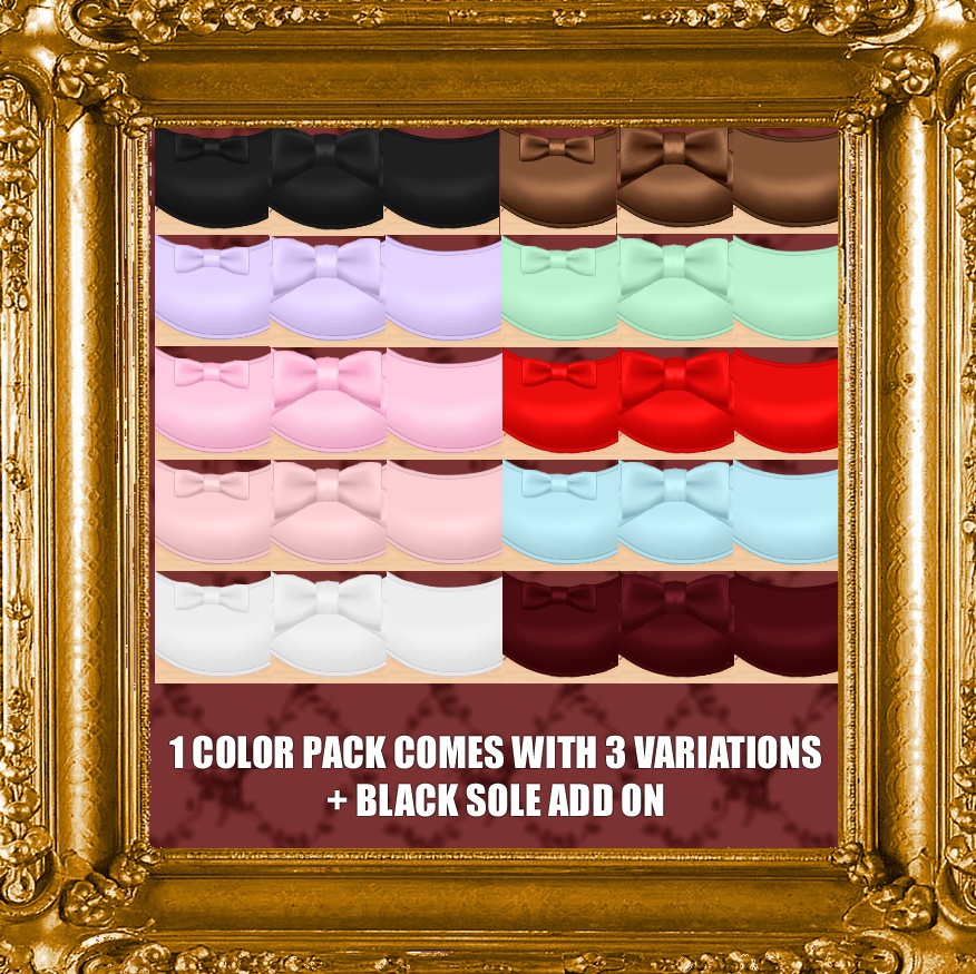 【VRoid】靴 Doll Shoes