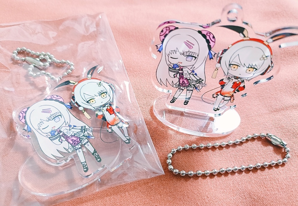 【パニグレ】カレニーナ&ドールベア アクリルキーホルダー(アクリルスタンド)