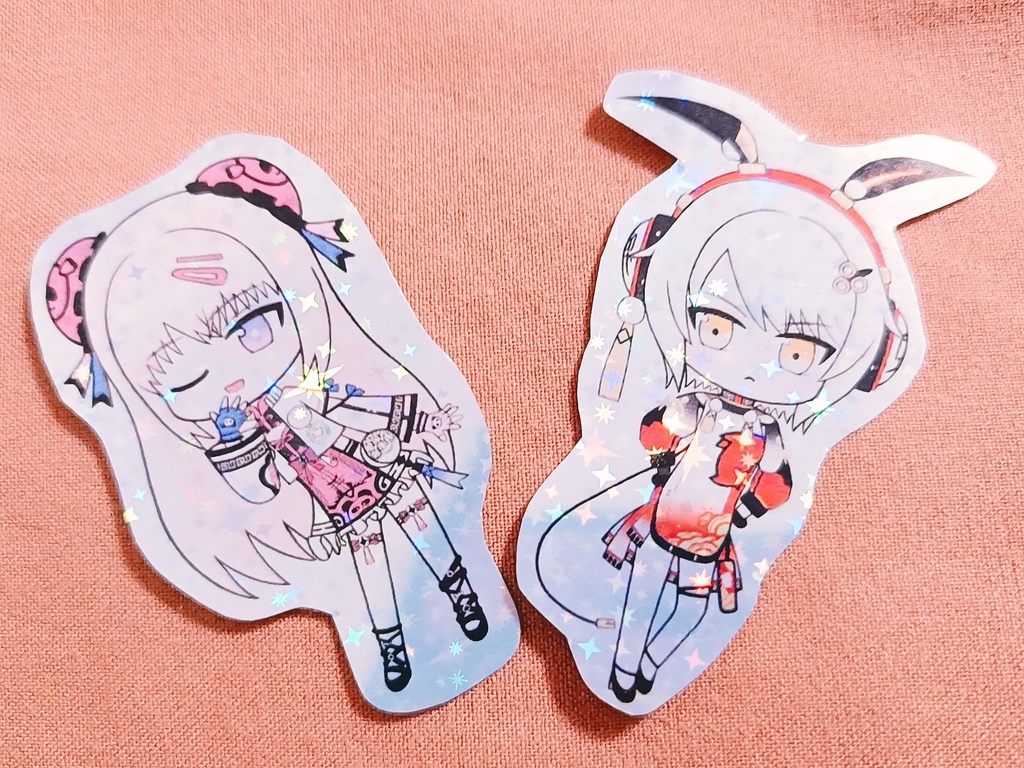 【パニグレ】カレニーナ&ドールベア ホログラムステッカー
