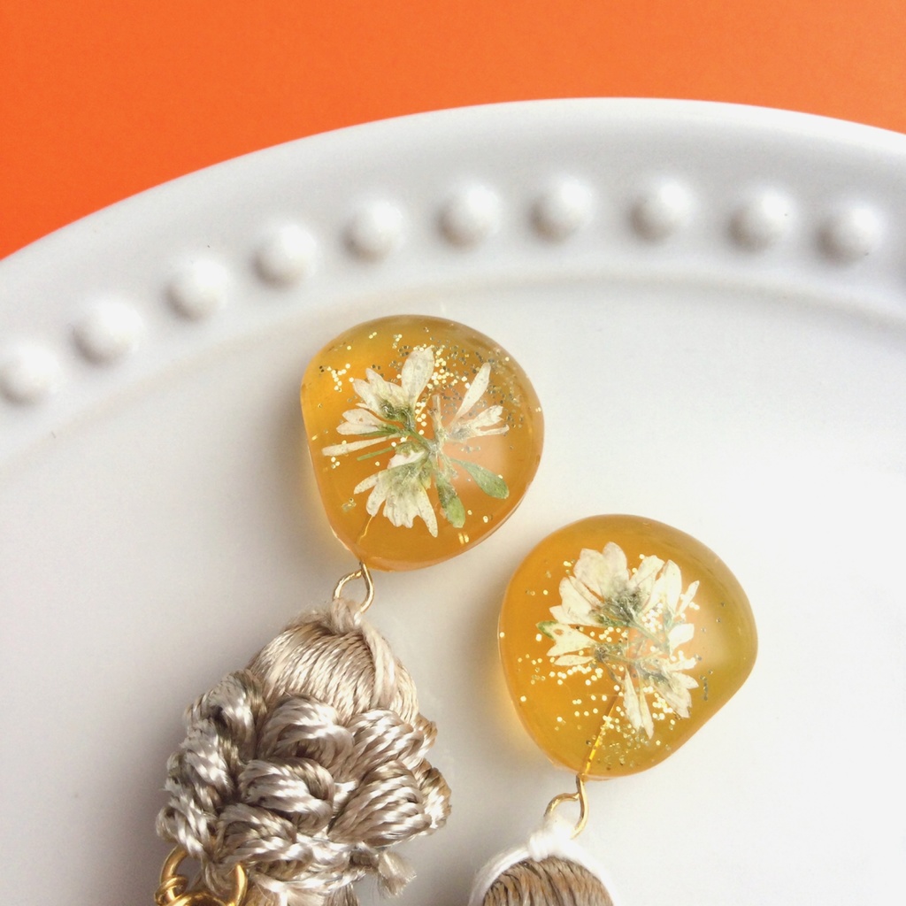 【オリジナル】Fall's in the air ー秋色ー ピアス/イヤリング