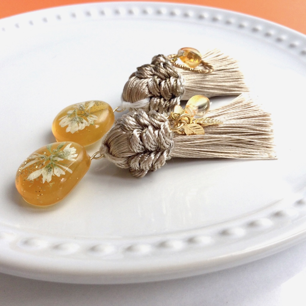 【オリジナル】Fall's in the air ー秋色ー ピアス/イヤリング