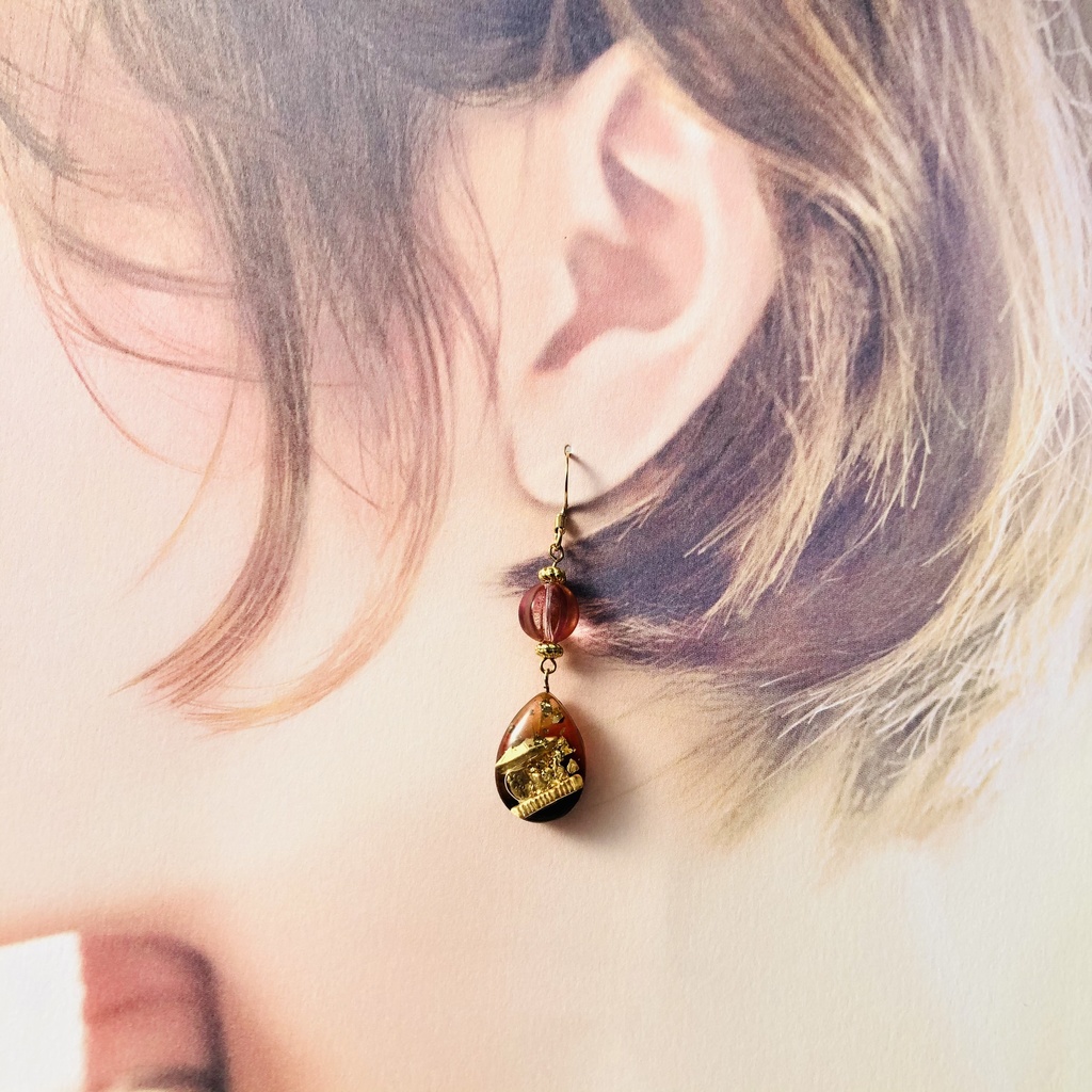 【オリジナル】Night Merry-go-roundー乙女心ー ピアス/イヤリング