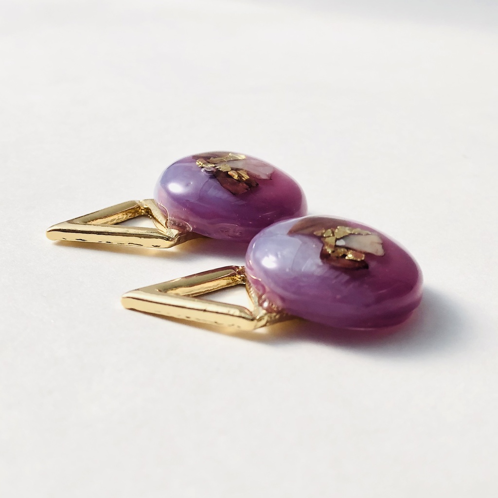 【ハンドメイド】Night out in Spaceー宇宙で夜遊びー ピアス/イヤリング