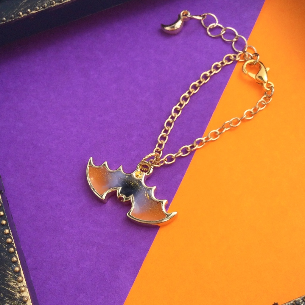 ハッピーハロウィン☆ぬい用ネックレス 〈コウモリ〉