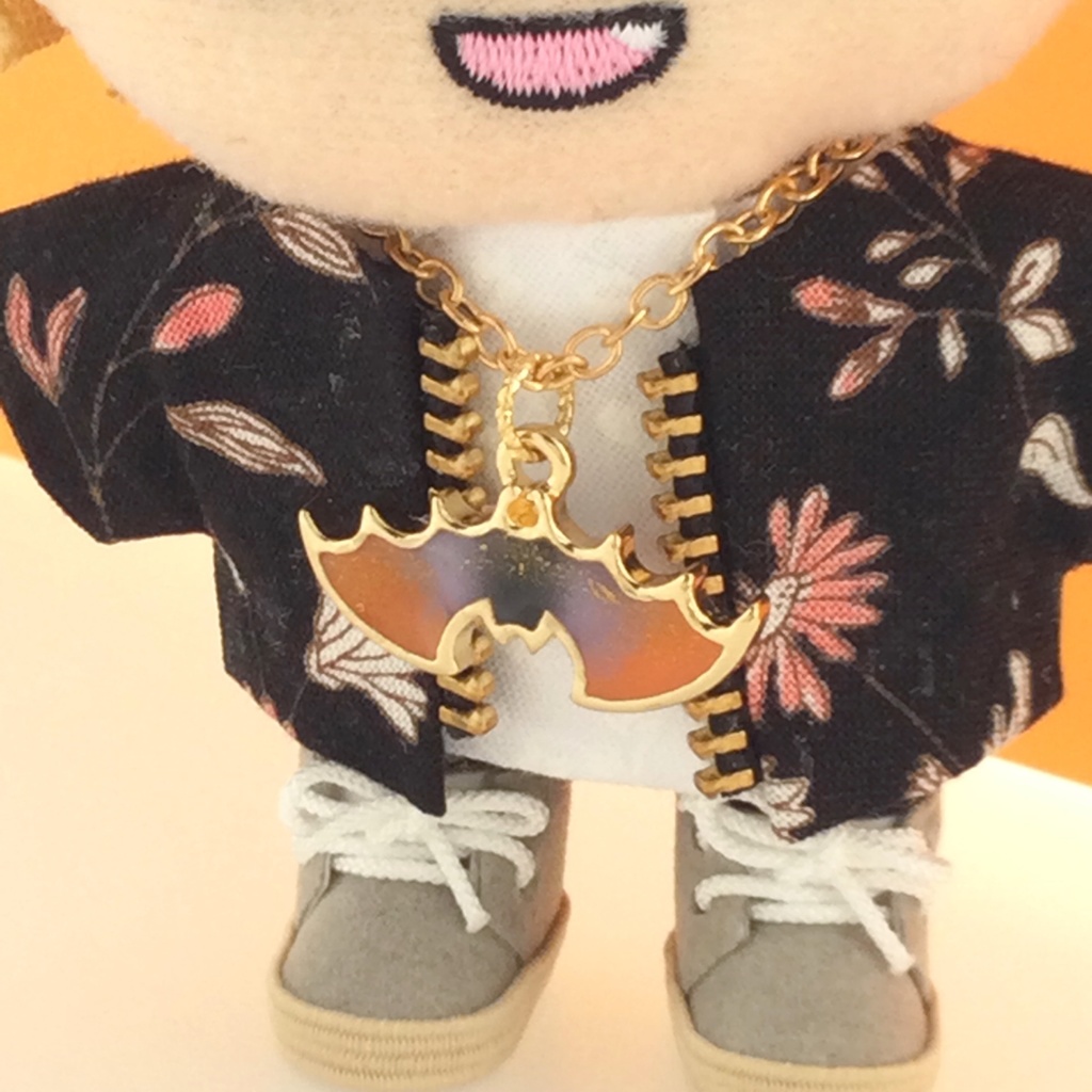 ハッピーハロウィン☆ぬい用ネックレス 〈コウモリ〉