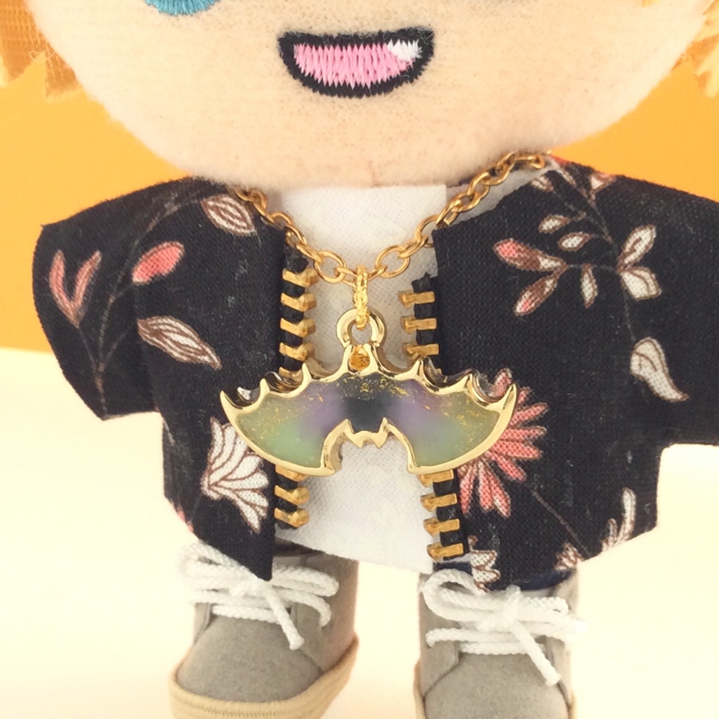 ハッピーハロウィン☆ぬい用ネックレス 〈コウモリ〉