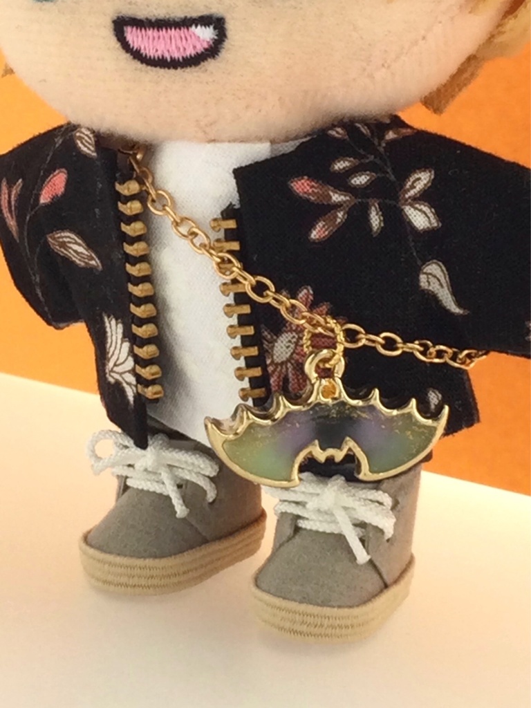 ハッピーハロウィン☆ぬい用ネックレス 〈コウモリ〉