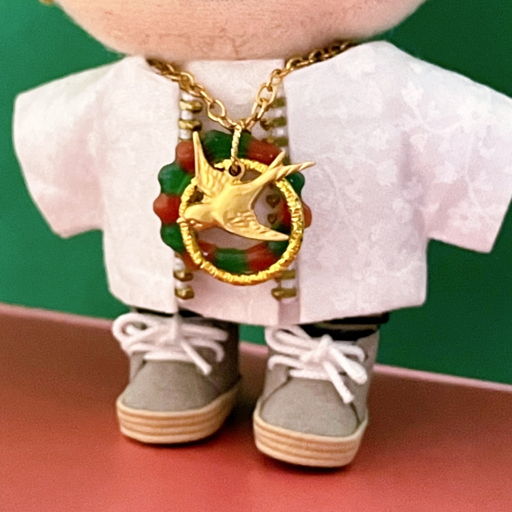 ★Very Merry Christmas☆ぬい用クリスマスリースネックレス