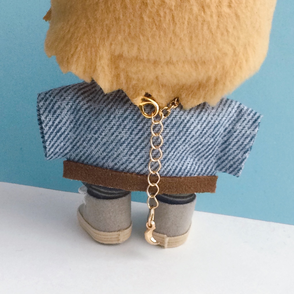 カラフルふわふわ雲のぬい用ネックレス