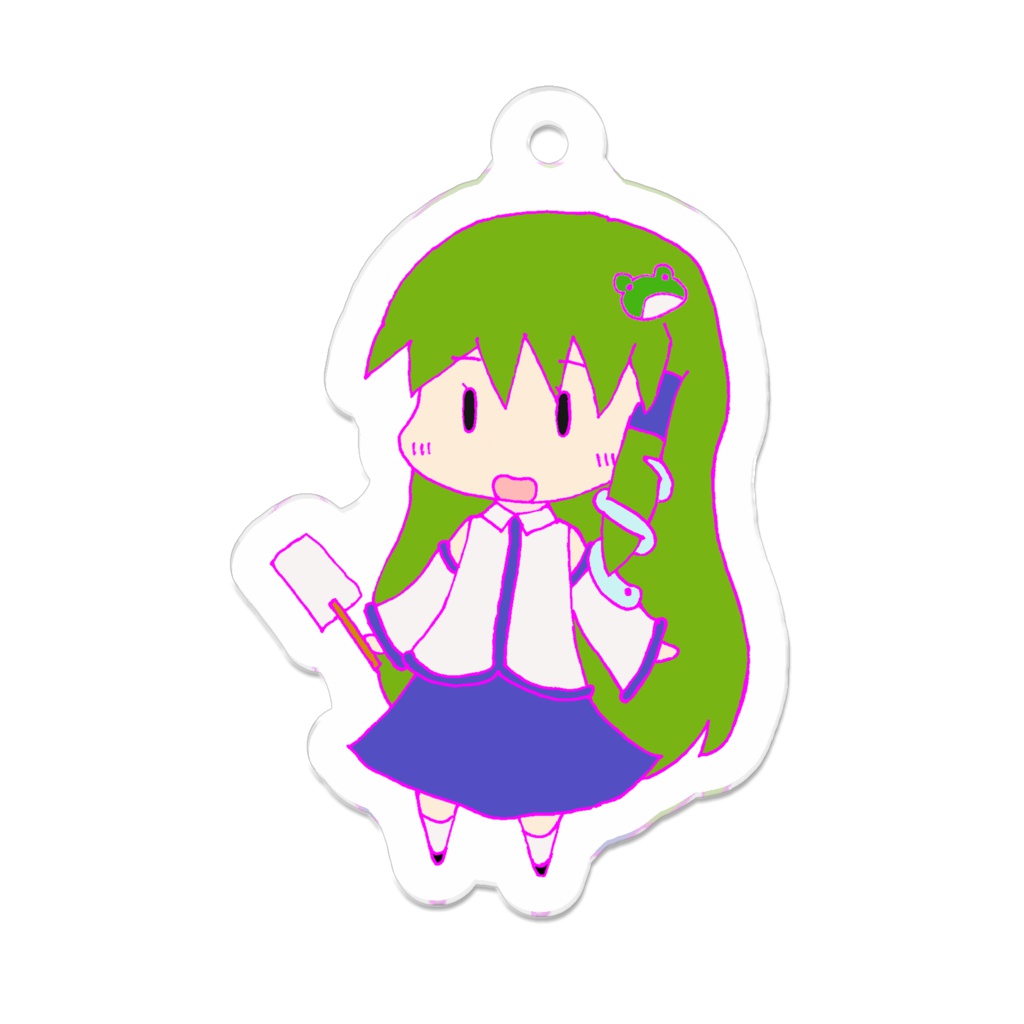 早苗アクリルキーホルダー