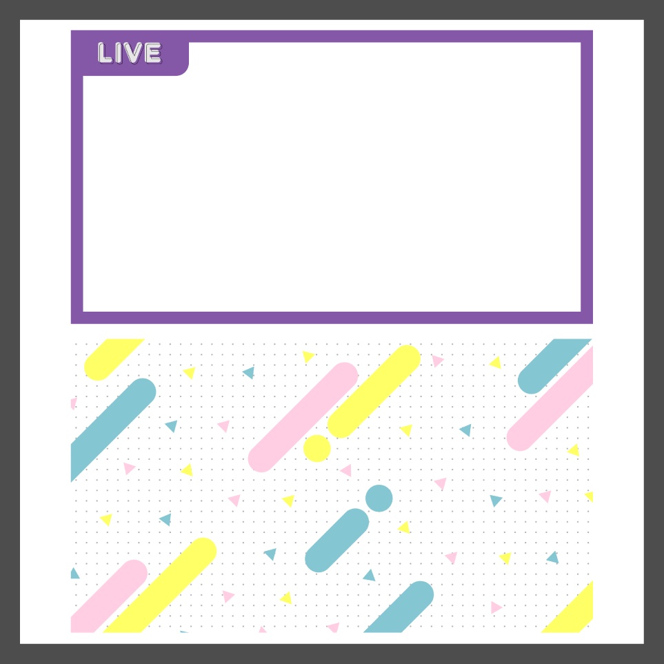 【無料配布】背景素材✦LIVE枠
