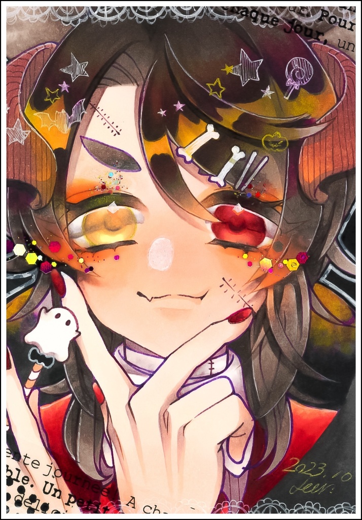 コピック原画(ハロウィンver.①)