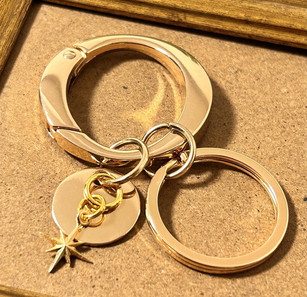 【活動2周年記念】鹿間ろく概念キーホルダー