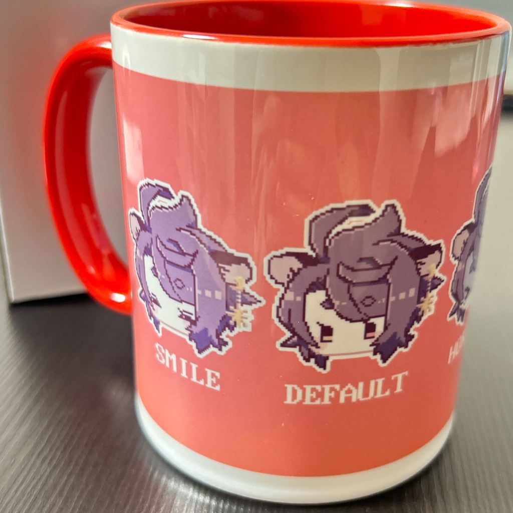 鹿間ろくの表情コロコロマグカップ