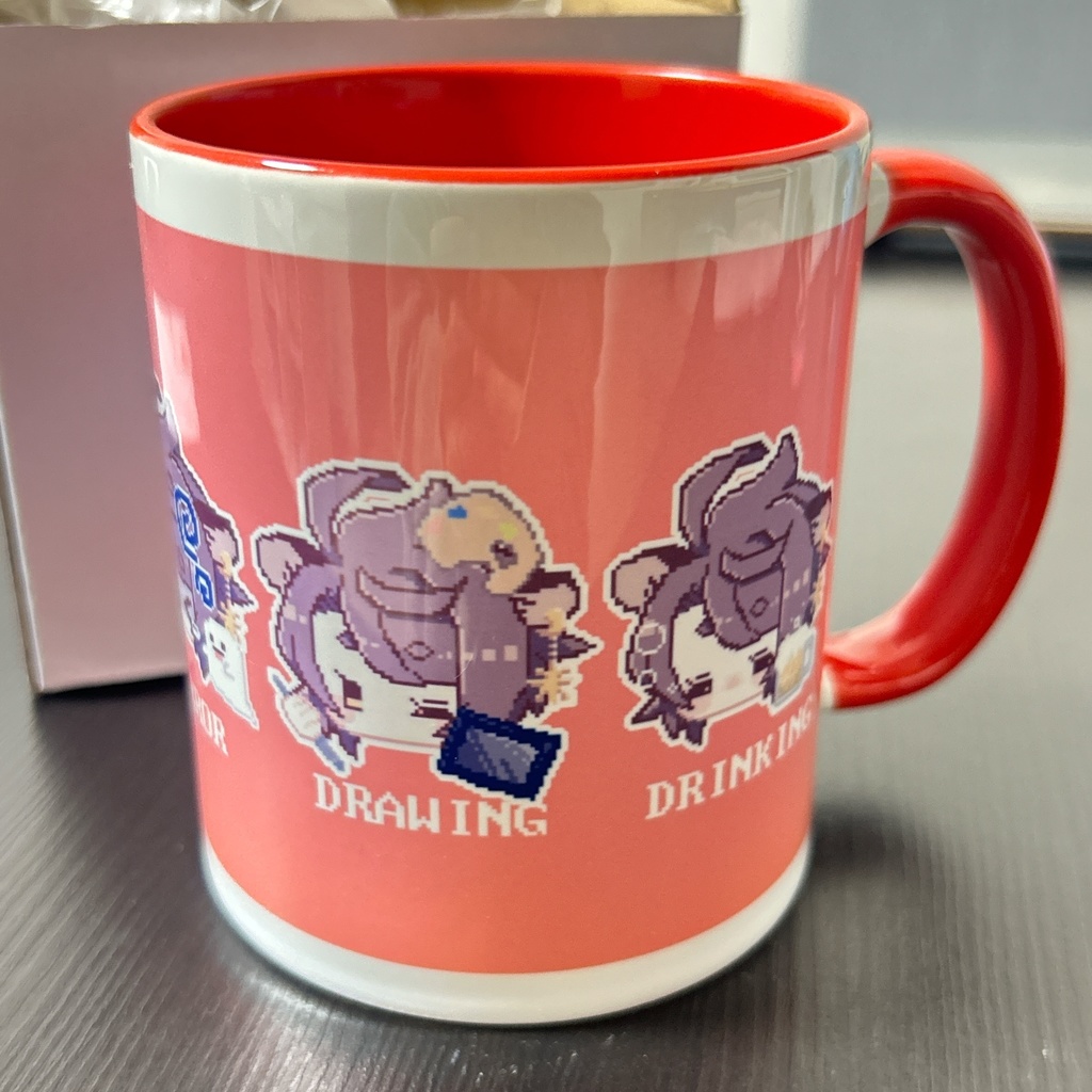 鹿間ろくの表情コロコロマグカップ