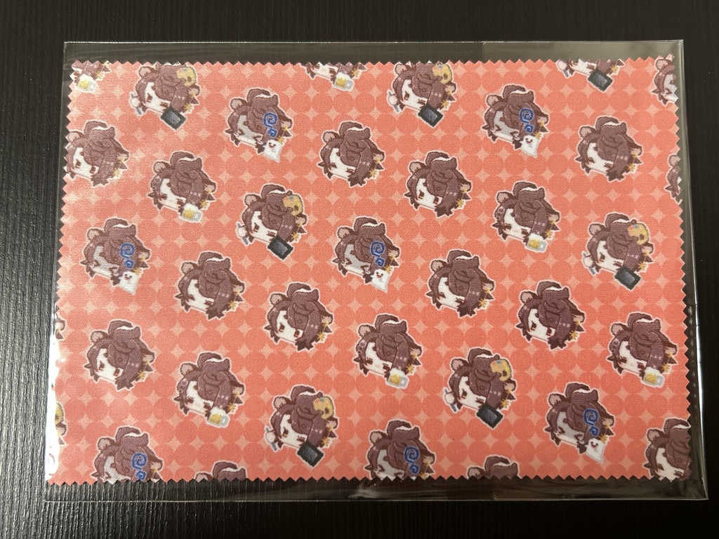 鹿間ろくの表情コロコロパターン メガネクリーナー