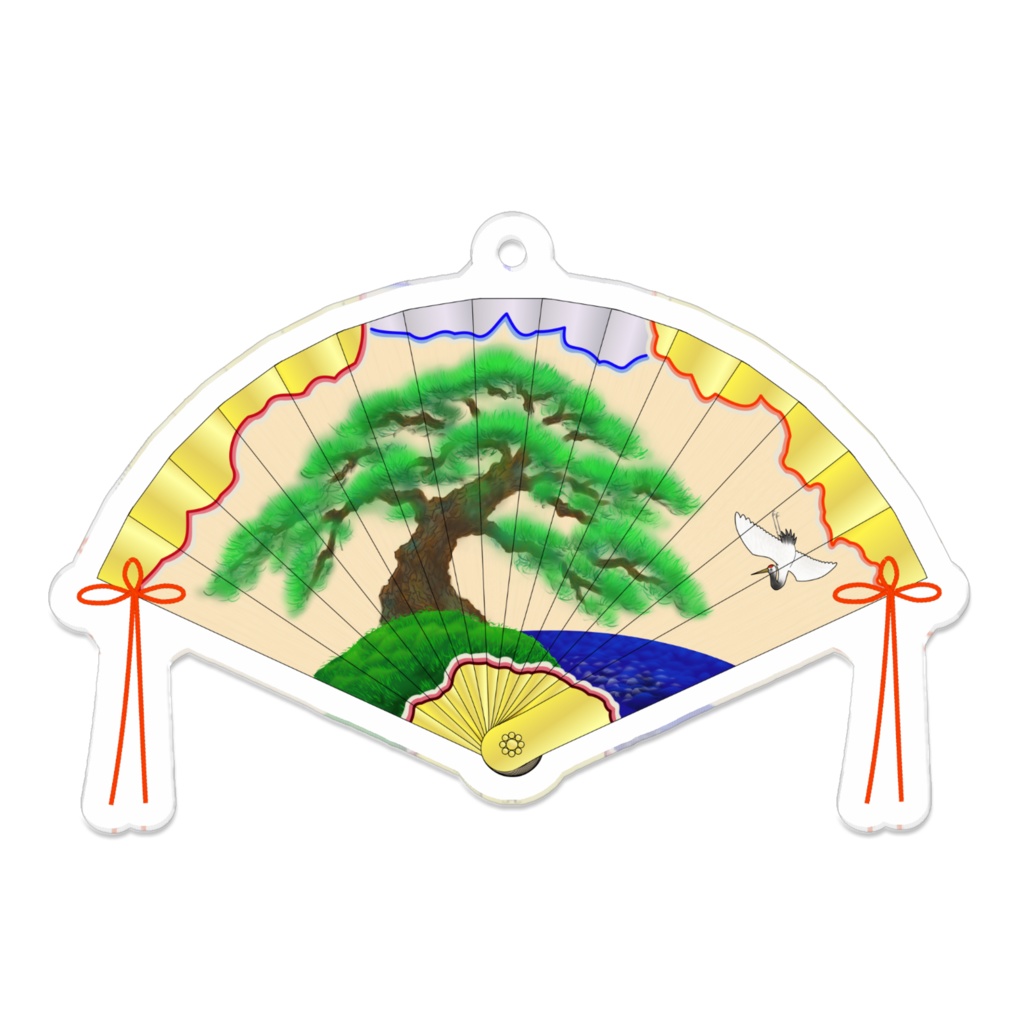 檜扇 キーホルダー