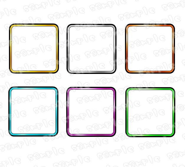 【100円シリーズ】UI素材007