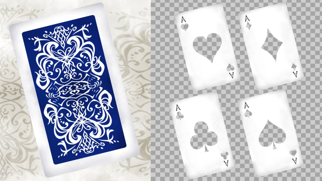 トランプ トランジション(OBSで使える)