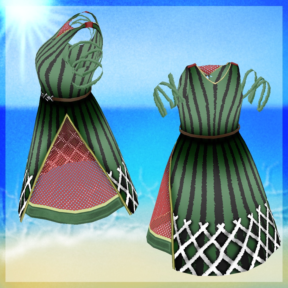 スイカなワンピース